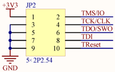 Physical-Representation-Of-Electrical-Connections-Between-Gigadevice's-GD-Link-Adapter-And-SWD-Interface